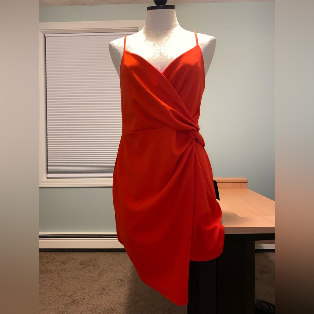 Lulus Rust Red Bodycon Dress
